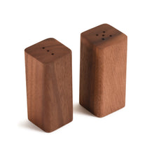 Load image into Gallery viewer, Acacia Wood Salt &amp; Pepper Shakers on Base [Online Only]
