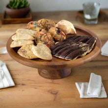 Load image into Gallery viewer, Acacia Wood Large Cake Stand [Online Only]
