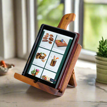 Load image into Gallery viewer, Acacia Wood Cookbook/Tablet Holder [Online Only]

