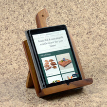 Load image into Gallery viewer, Acacia Wood Cookbook/Tablet Holder [Online Only]
