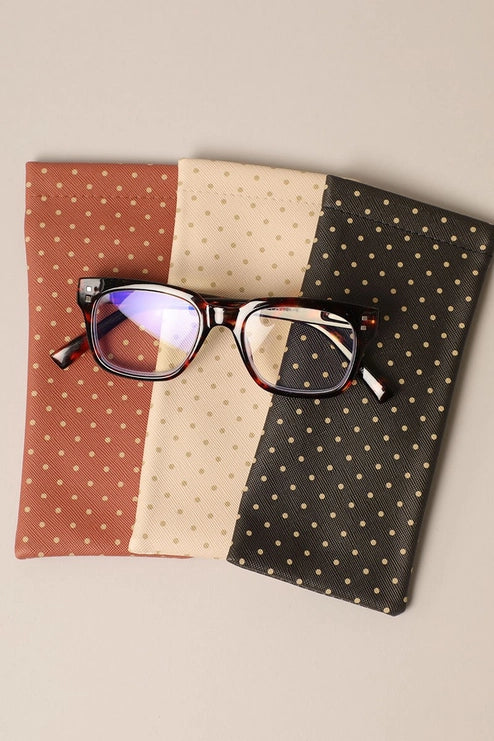 Polka Dot Glasses Pouch (3 colors)