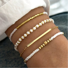 Load image into Gallery viewer, White Rice Bead Bracelet
