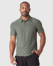 Load image into Gallery viewer, Short Sleeve Shirt Active Polo Heather Forest
