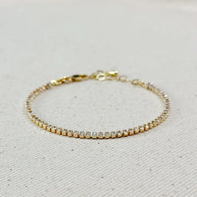 Load image into Gallery viewer, 18k Gold Filled Marquise Tennis Bracelet
