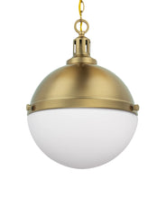 Load image into Gallery viewer, Aaron Black Glass &amp; Metal Dimmable Pendant Light (2 Colors)
