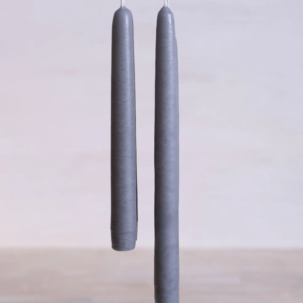 Tapered Candles - Mineral Gray