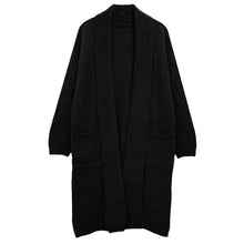 Load image into Gallery viewer, Knitted Shawl Collar Long Cardigan (Various Colors)
