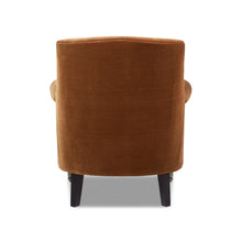 Load image into Gallery viewer, Eloise 30' Pleated Sock Arm Accent Armchair, Burnt Orange Performance Velvet [Online Only]
