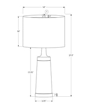 Load image into Gallery viewer, Black Contemporary Resin Table Lamp w/Cream Shade [Online Only]
