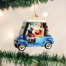 Load image into Gallery viewer, Golf Cart Santa Ornament [Online Only]
