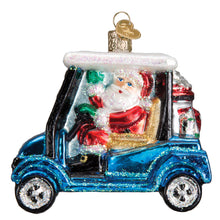 Load image into Gallery viewer, Golf Cart Santa Ornament [Online Only]
