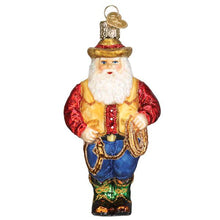 Load image into Gallery viewer, Western Santa Ornament [Online Only]
