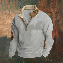 Load image into Gallery viewer, Men's Long Sleeve Embroidered Half Zip Hoodie (Various Colors/Sizes)
