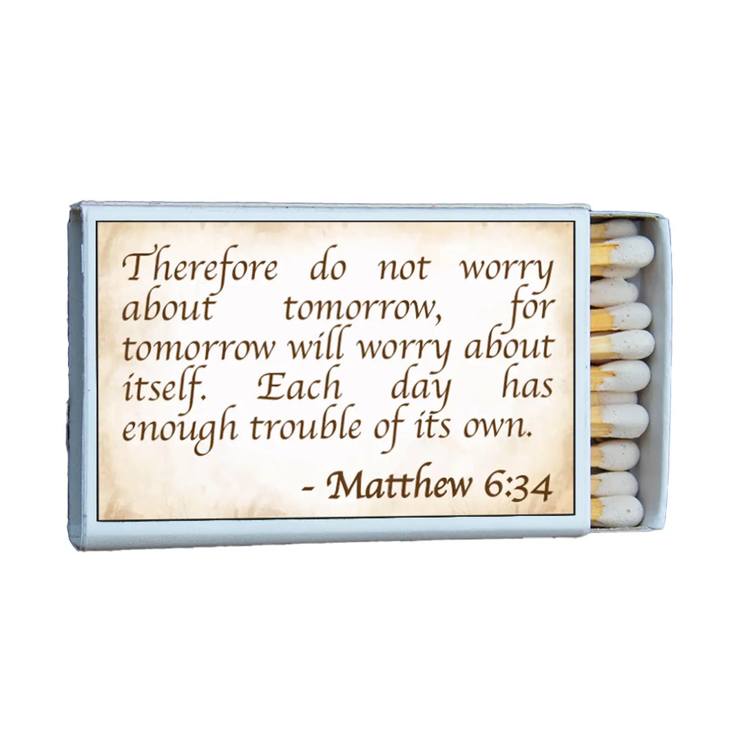 Matthew 6:34 Matchbox