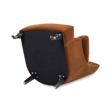 Load image into Gallery viewer, Eloise 30' Pleated Sock Arm Accent Armchair, Burnt Orange Performance Velvet [Online Only]
