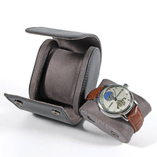 Load image into Gallery viewer, Portable PU Leather Watch Roll Organizer (Various Colors)
