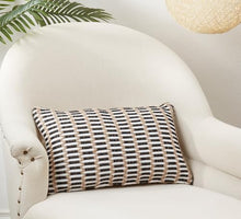 Load image into Gallery viewer, Woven Stitch Cotton Jute Decorative Throw Pillow or Cover [Online Only]
