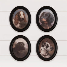 Load image into Gallery viewer, Round Framed Hunting Dogs Prints
