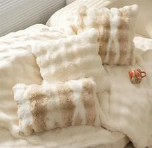 Load image into Gallery viewer, Fennco Styles Luxury Faux Fur Decorative Filled Throw Pillow 18" W x 18" L [Online Only]
