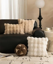 Load image into Gallery viewer, Fennco Styles Luxury Faux Fur Decorative Filled Throw Pillow 18" W x 18" L [Online Only]

