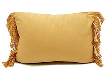 Load image into Gallery viewer, Stitch Line Woven Fringe Cotton Decorative Throw Pillow 20" W x 20" L [Online Only]

