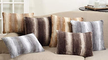 Load image into Gallery viewer, Wilma Collection Country Faux Rabbit Fur Palette Throw Pillow Cover [Online Only]
