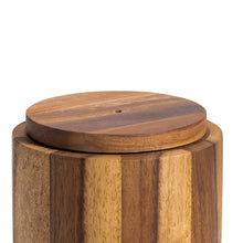 Load image into Gallery viewer, Acacia Wood Rotating Lazy Susan Utensil Holder [Online Only]
