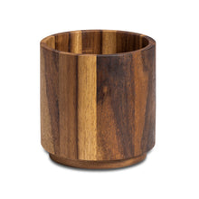 Load image into Gallery viewer, Acacia Wood Rotating Lazy Susan Utensil Holder [Online Only]
