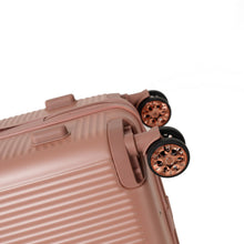 Load image into Gallery viewer, Rose Gold 4-Piece Hard ABS Luggage Set with 360° Dual Rotating Wheels [Online Only]
