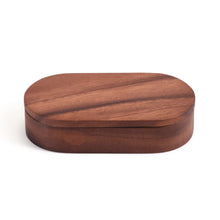 Load image into Gallery viewer, Acacia Wood Salt &amp; Pepper Pinch Pot w/ Cover
