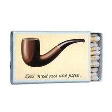Load image into Gallery viewer, This Is Not a Pipe Magritte Matchbox
