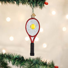 Load image into Gallery viewer, Red Tennis Racquet Ornament [Online Only]
