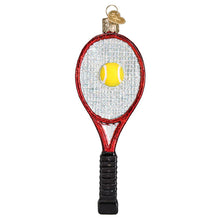 Load image into Gallery viewer, Red Tennis Racquet Ornament [Online Only]
