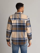 Load image into Gallery viewer, Men&#39;s Shay Cuban Sands Plaid Faux Wool Shacket
