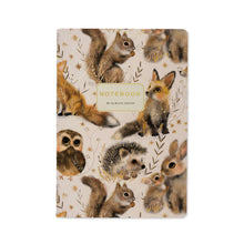 Load image into Gallery viewer, Little Woodland Friends A5 Notebook
