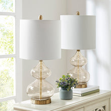 Load image into Gallery viewer, Ellipse Curved Glass Table Lamp, Set of 2 [Online Only]

