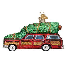Load image into Gallery viewer, Station Wagon With Tree Ornament [Online Only]
