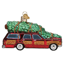 Load image into Gallery viewer, Station Wagon With Tree Ornament [Online Only]
