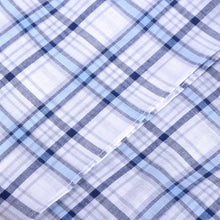 Load image into Gallery viewer, Men's Boxed Fancy Blue Cotton Handkerchiefs 3pcs Set
