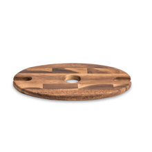Load image into Gallery viewer, Acacia Wood Wine Glass Caddy [Online Only]
