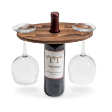 Load image into Gallery viewer, Acacia Wood Wine Glass Caddy [Online Only]

