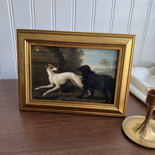 Load image into Gallery viewer, Vintage Style Dogs playing Art Print Framed 4x6
