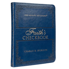 Load image into Gallery viewer, One-Minute Devotions Faith&#39;s Checkbook Faux Leather
