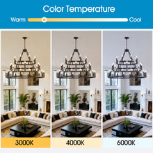 Load image into Gallery viewer, 39.37 Inch 3-Tiers Wagon Wheel Chandelier [Online Only]
