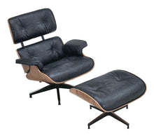 Load image into Gallery viewer, Luxury Lounge / Office Chair with Ottoman – Top Grain Leather [Online Only]
