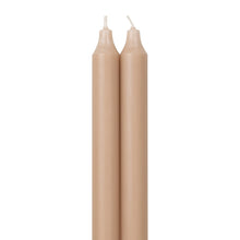 Load image into Gallery viewer, 12" Taper Candles Set of 2 | Tan
