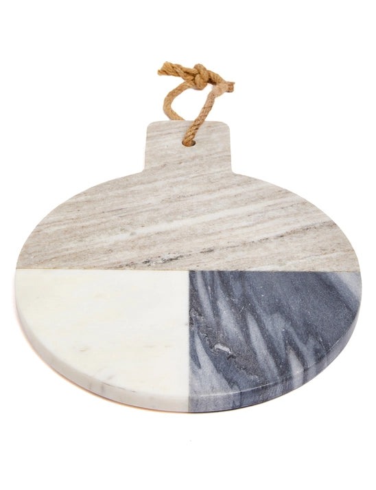 Round 3 Toned Marble Board w/Handle