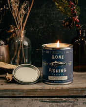Load image into Gallery viewer, The Americana Series Gone Fishing Candle
