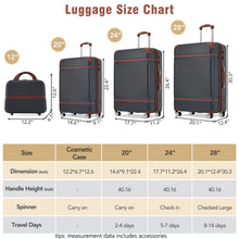 Load image into Gallery viewer, Hardshell Luggage Sets 4 Pieces (Various Colors) [Online Only]
