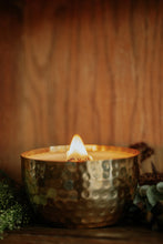 Load image into Gallery viewer, Grapefruit &amp; Cardamom Tea Solid Brass 14oz Pure Soy Candle
